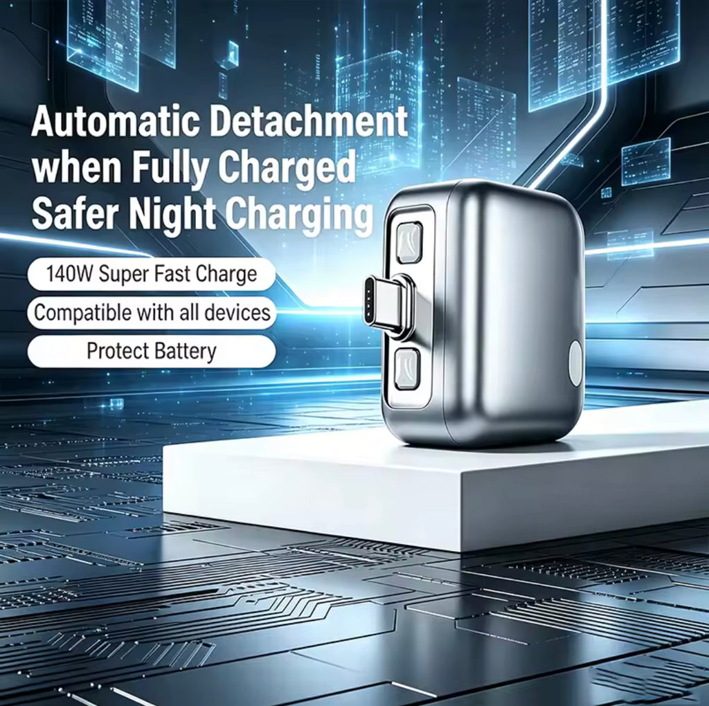 140W Faster Charger Phone Adapter With Auto Power Cutouff & Ejects Phone When Fully Charged